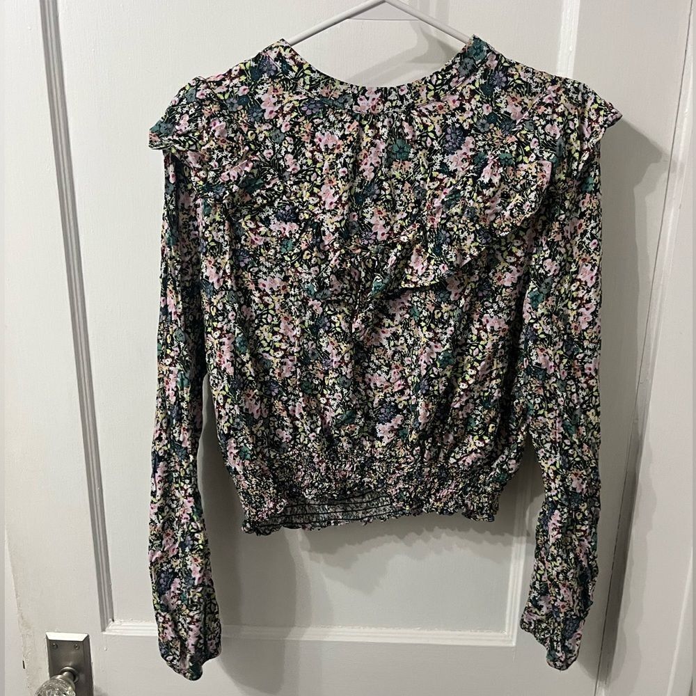 Wild fable floral blouse